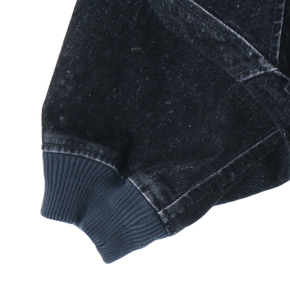 doublet(ダブレット) 25AW FLOCKED DEINM SOUVENIR JACKET スーベニア デニムジャケット 25AW20BL237 ブラック