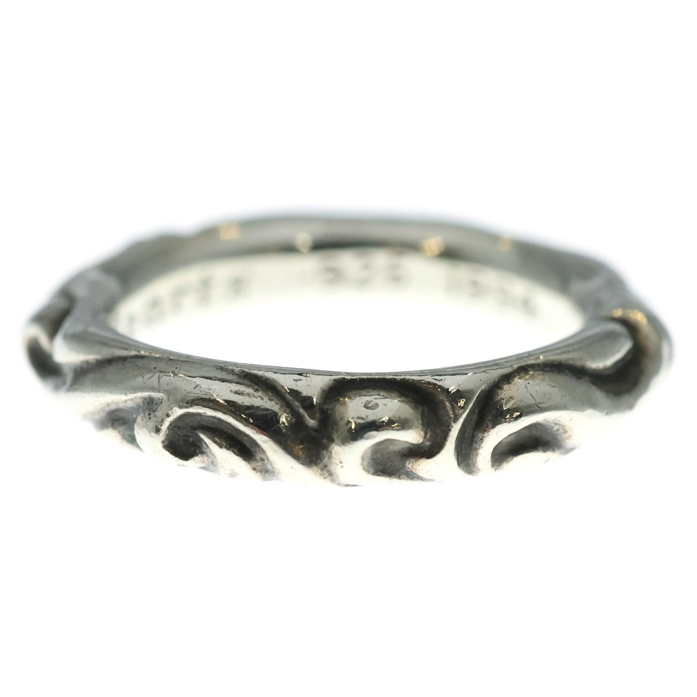 CHROME HEARTS(クロムハーツ) SCRL BAND スクロールバンド リング シルバー BCA351