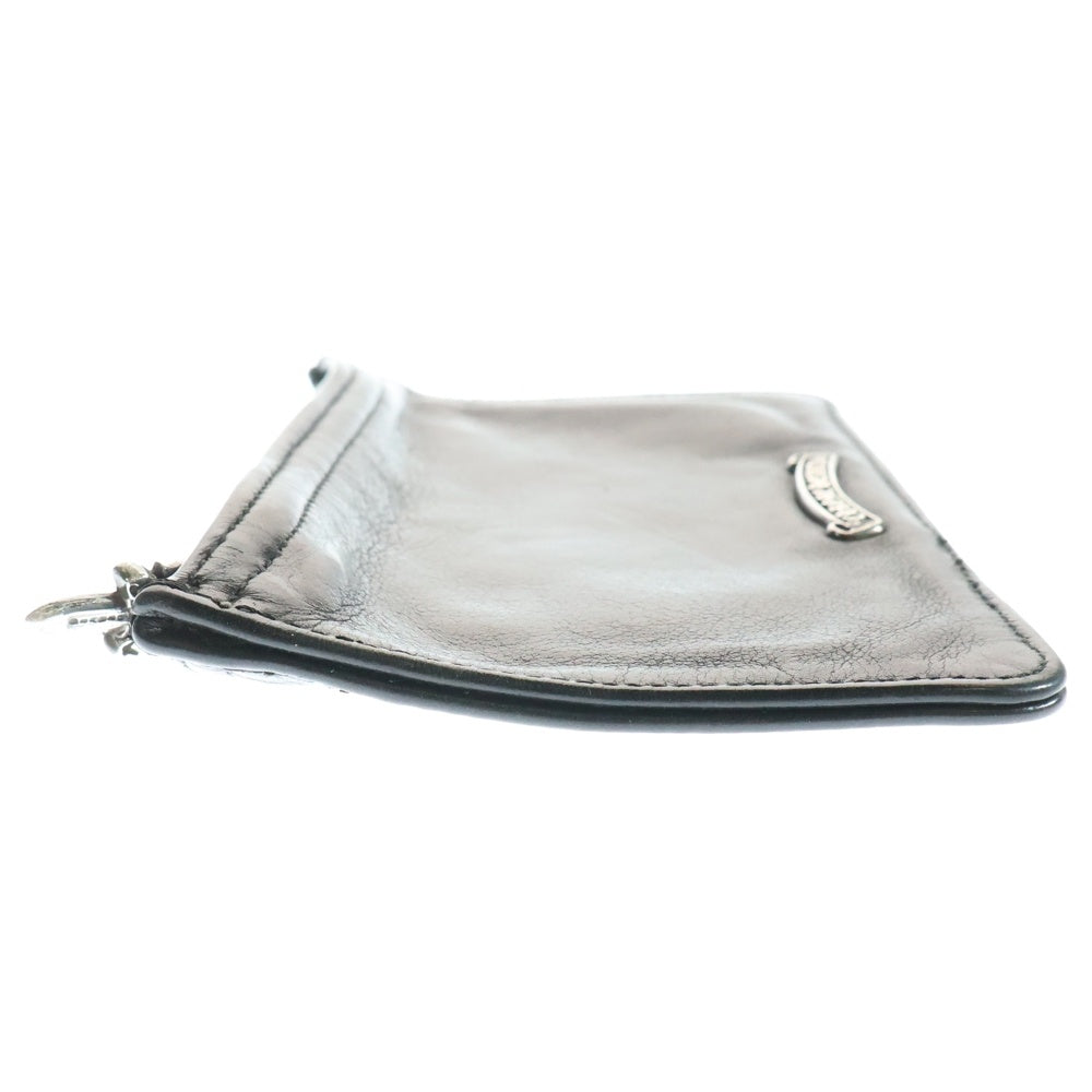 CHROME HEARTS(クロムハーツ) ZPR CHNG PURSE2 チェンジパース #2ダガージップコインケース レザー ブラック