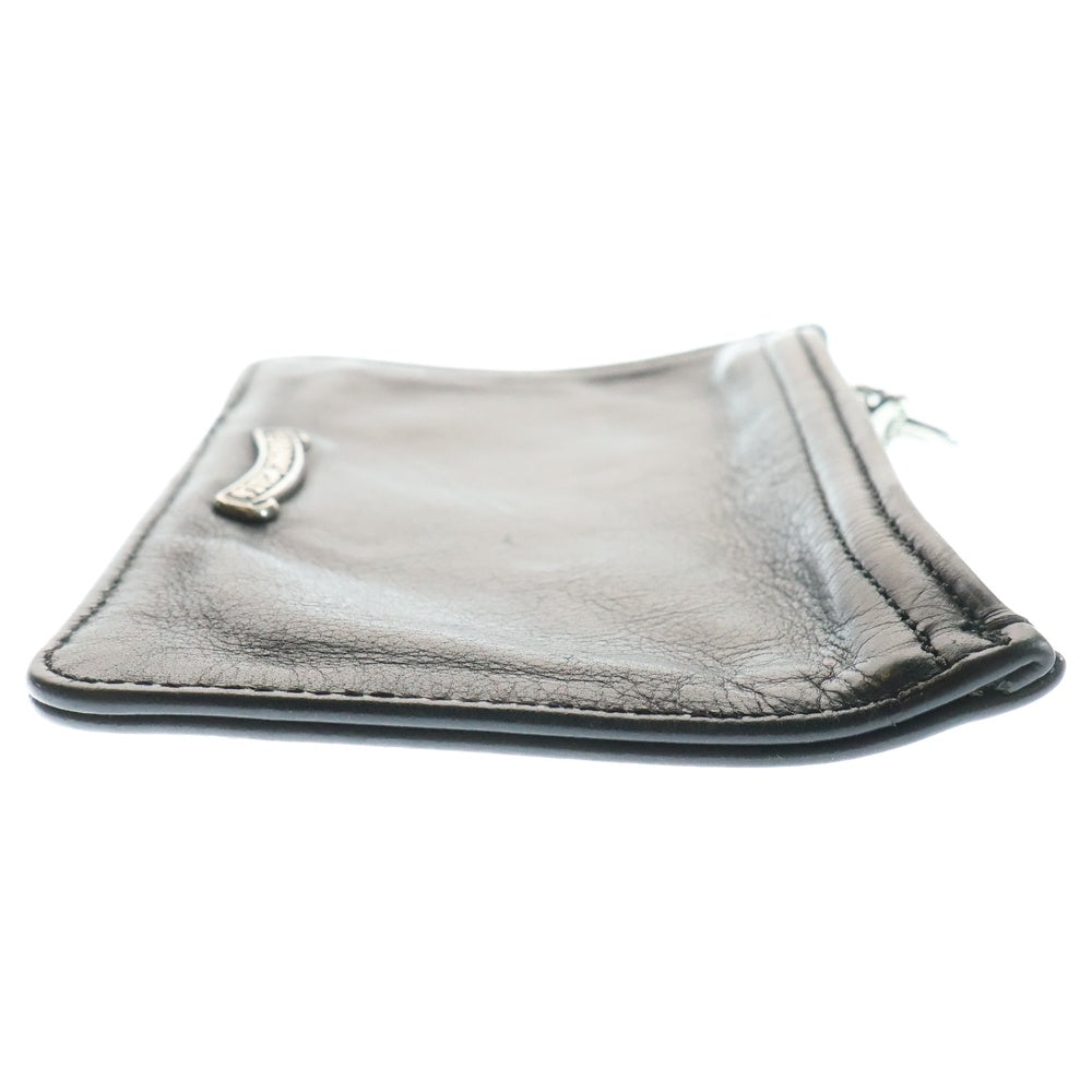 CHROME HEARTS(クロムハーツ) ZPR CHNG PURSE2 チェンジパース #2ダガージップコインケース レザー ブラック