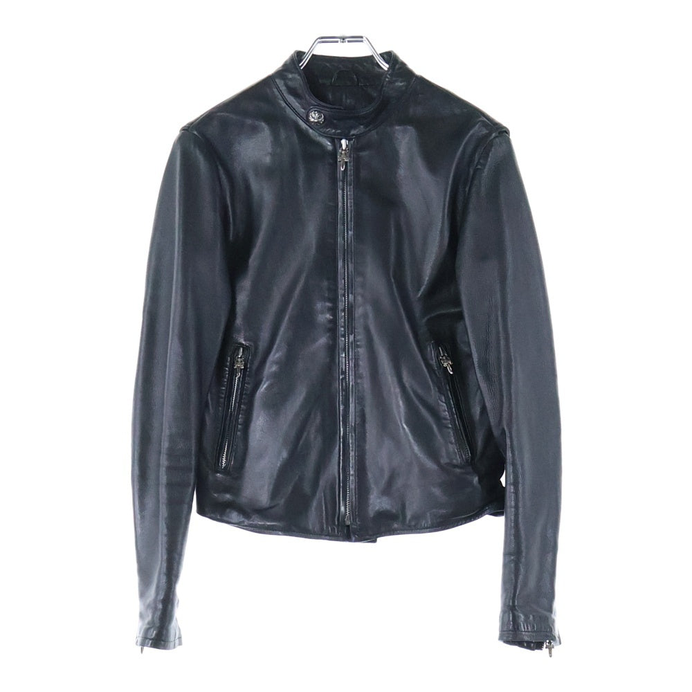 CHROME HEARTS(クロムハーツ) Single Riders シングルライダース ダガージップ レザージャケット ブラック