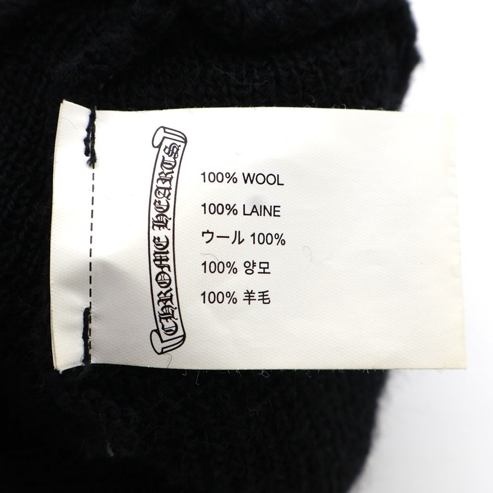 CHROME HEARTS(クロムハーツ) WOOL WATCH CAP ウールワッチキャップ ホースシュー刺繍ビーニー ニット帽 帽子