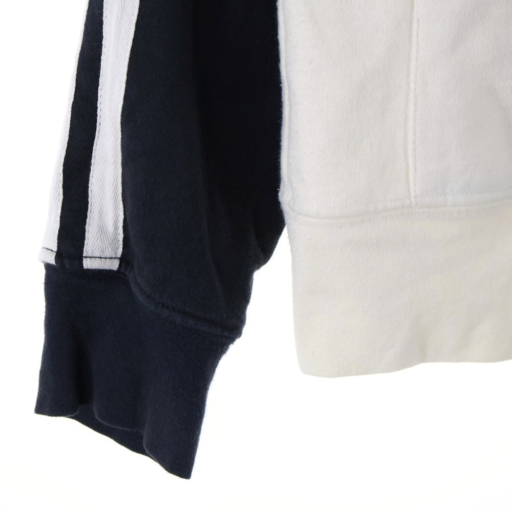 CHROME HEARTS(クロムハーツ) OLD SWTSHRT HD ZIP オールド 切り返し ダガージップアップ パーカー スウェット ブラック/ホワイト