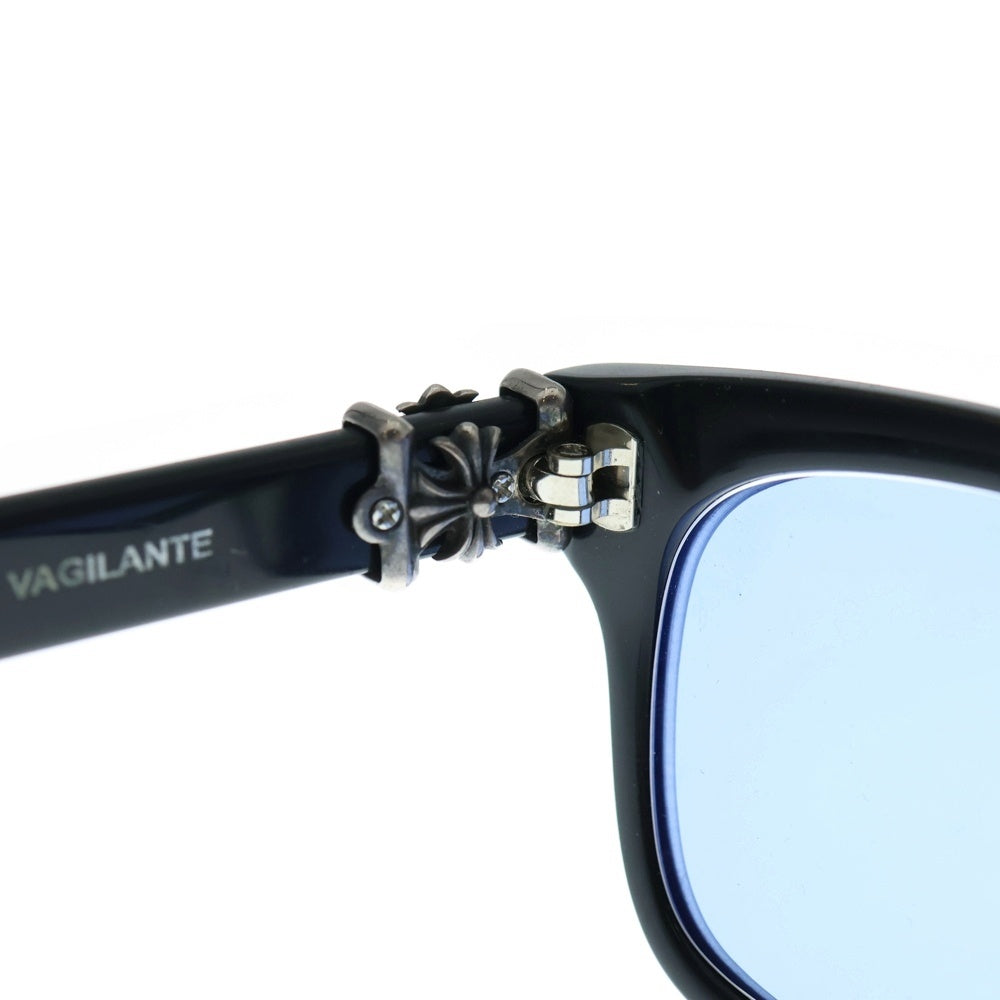 CHROME HEARTS(クロムハーツ) VAGILANTE ウェリントンフレーム アイウェア 眼鏡 度入り ブラック