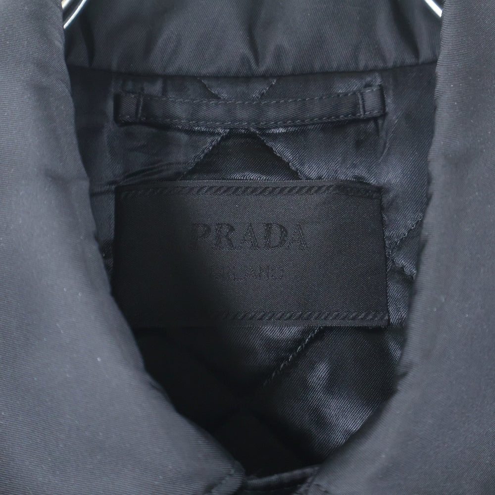 PRADA(プラダ) トライアングル ロゴ ナイロン コーチ ジャケット ブラック SD171 S232 1WQ8