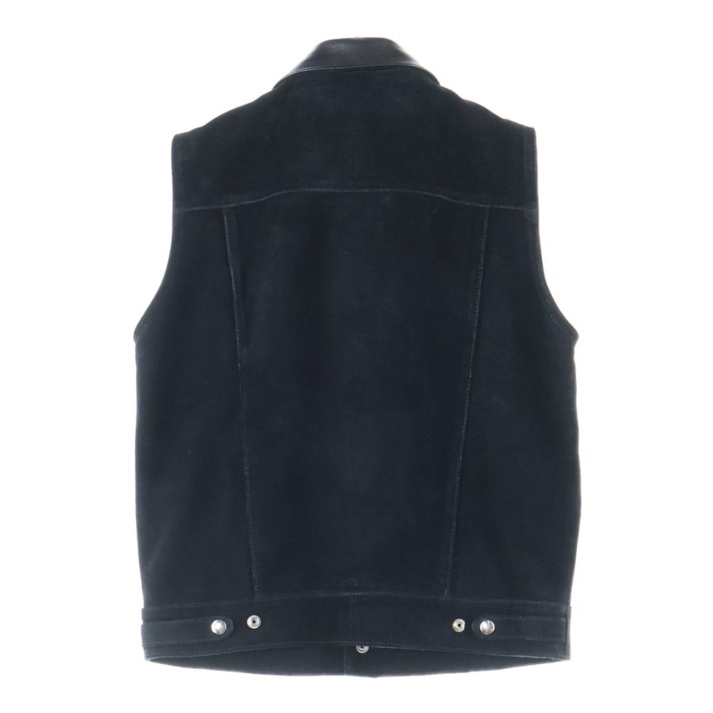 Lewis Leathers(ルイスレザー) SIDESTAND別注 WESTERN VEST スエード ウエスタンベスト ジャケット ブラック