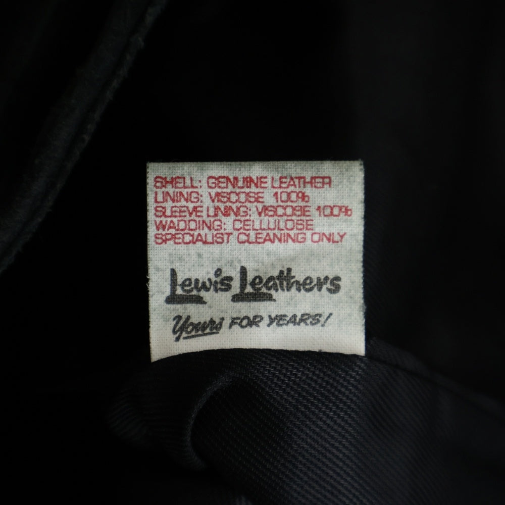 Lewis Leathers(ルイスレザー) SIDESTAND別注 WESTERN VEST スエード ウエスタンベスト ジャケット ブラック