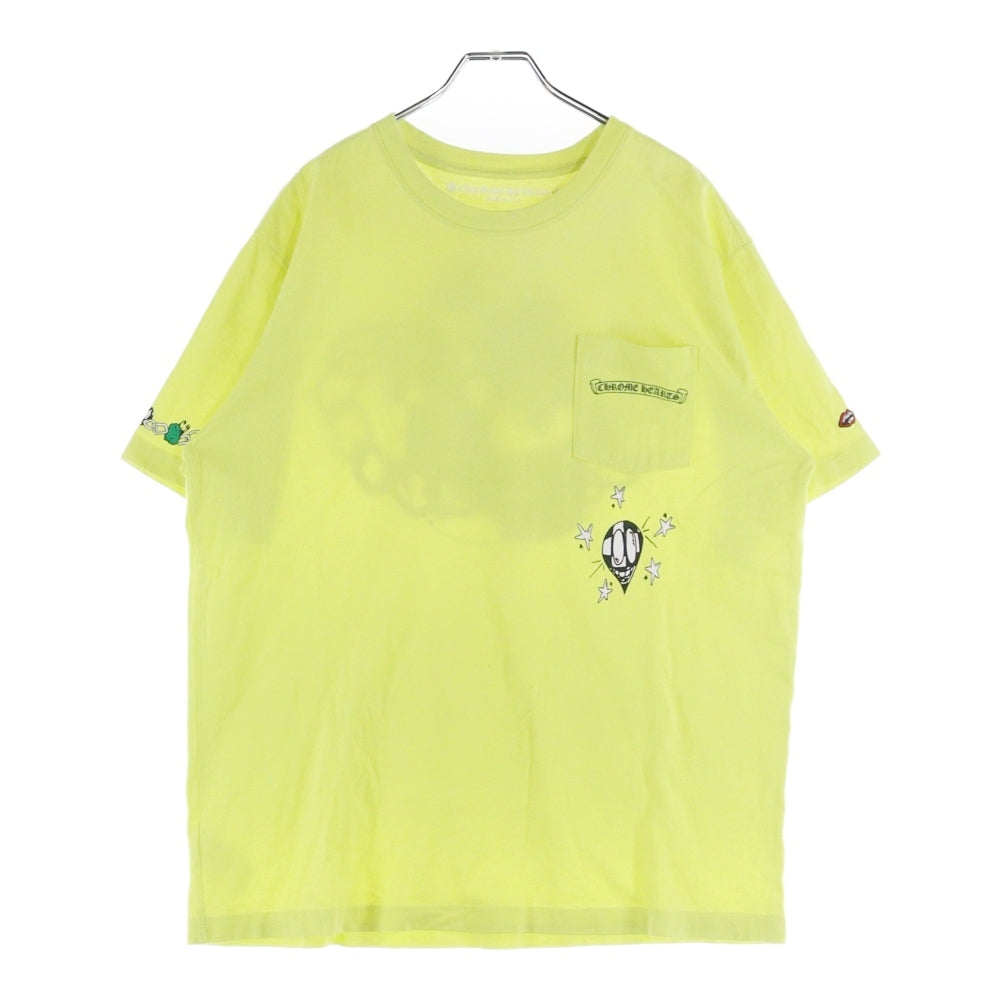 CHROME HEARTS(クロムハーツ) ×MATTY BOY PPO CHAIN GAME T-SHRT マッティボーイ チェーンゲーム プリントTシャツ 半袖カットソー イエロー