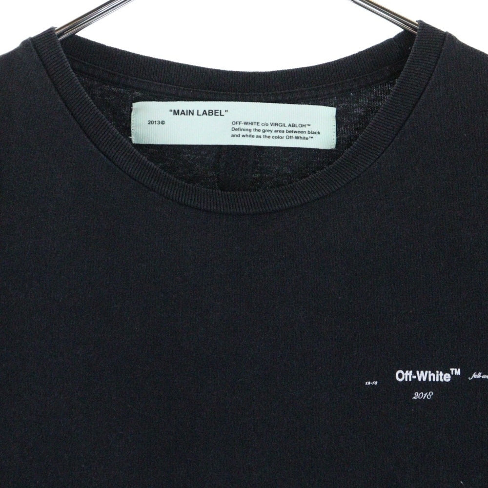 OFF-WHITE(オフホワイト) 18AW Maker Arrows T-shirt 半袖Tシャツ ブラック OMAA027E18185024