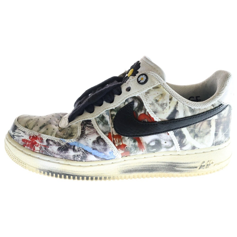 NIKE(ナイキ) ×PEACEMINUSONE AIR FORCE1 07 PARANOISE DD3223-100 ピースマイナスワン エアフォース1 07 パラノイズ ローカットスニーカー ホワイト US8.5/26.5cm