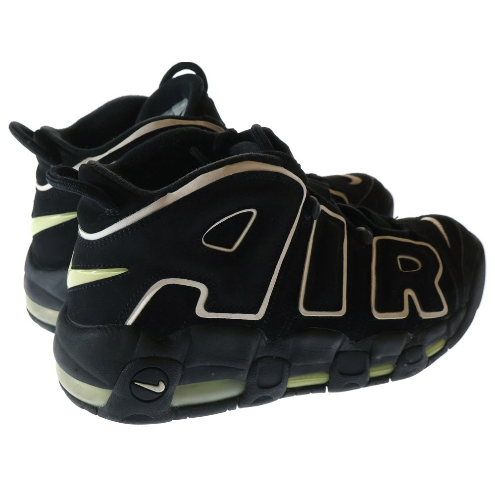 NIKE(ナイキ) AIR MORE UPTEMPO 414962-002 エア モアアップテンポ ハイカットスニーカー ブラック/ホワイト US8.5/26.5cm
