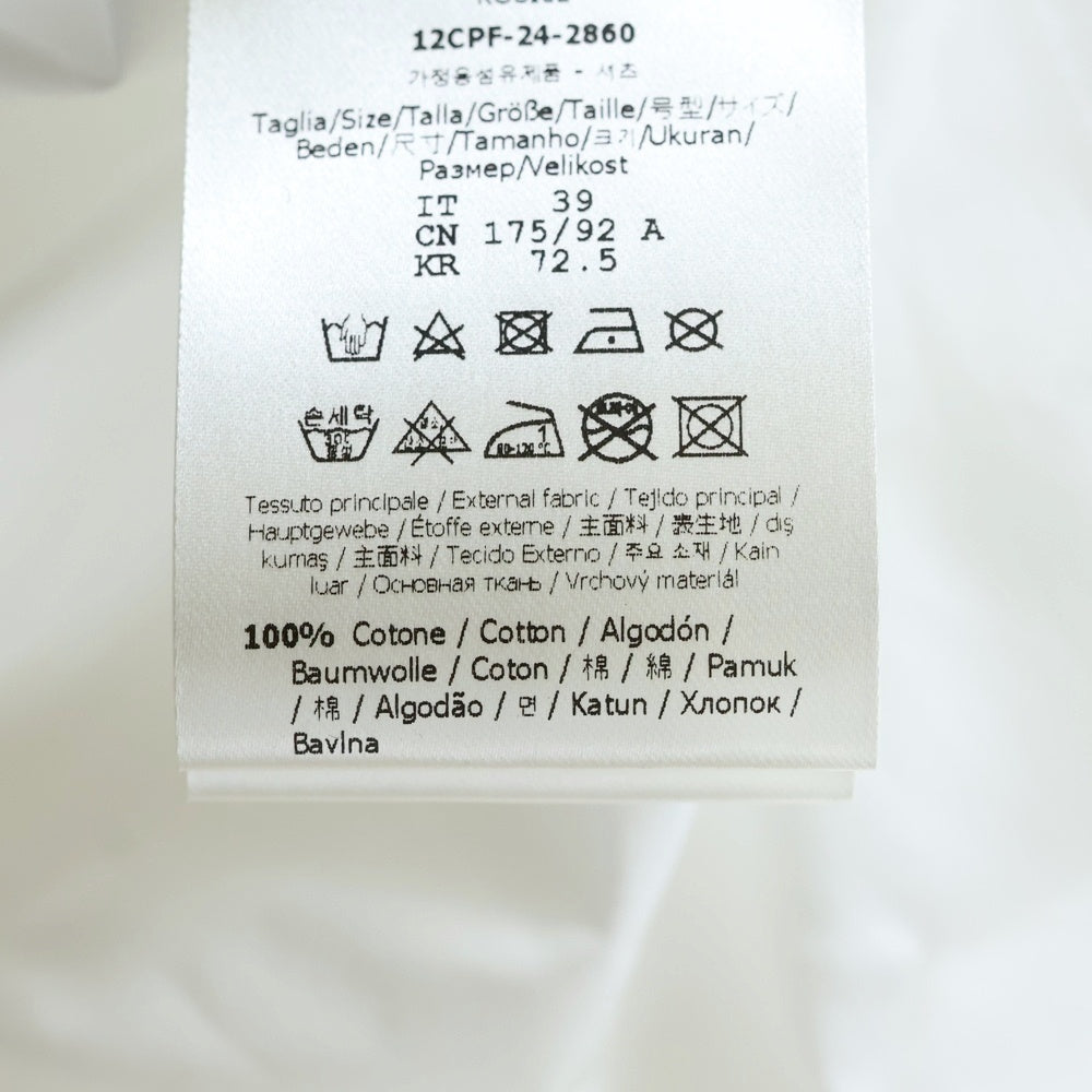 FENDI(フェンディ) ジッパーポケット コットン 半袖シャツ ホワイト FS1097 AN08