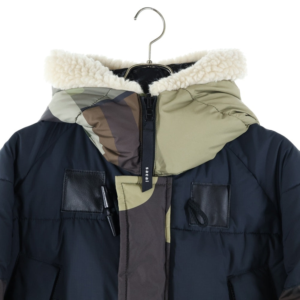 Sacai(サカイ) 21AW ×KAWS Padded Blouson 21-02560M カウズ カモ柄 パデッド コート ダウンジャケット マルチ