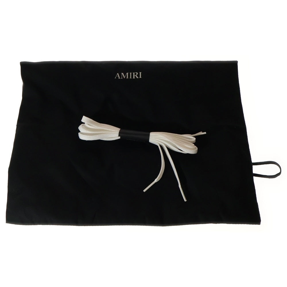 AMIRI(アミリ) Bandana Denim Skel Top バンダナ デニム スカル ローカットスニーカー バーガンディ
