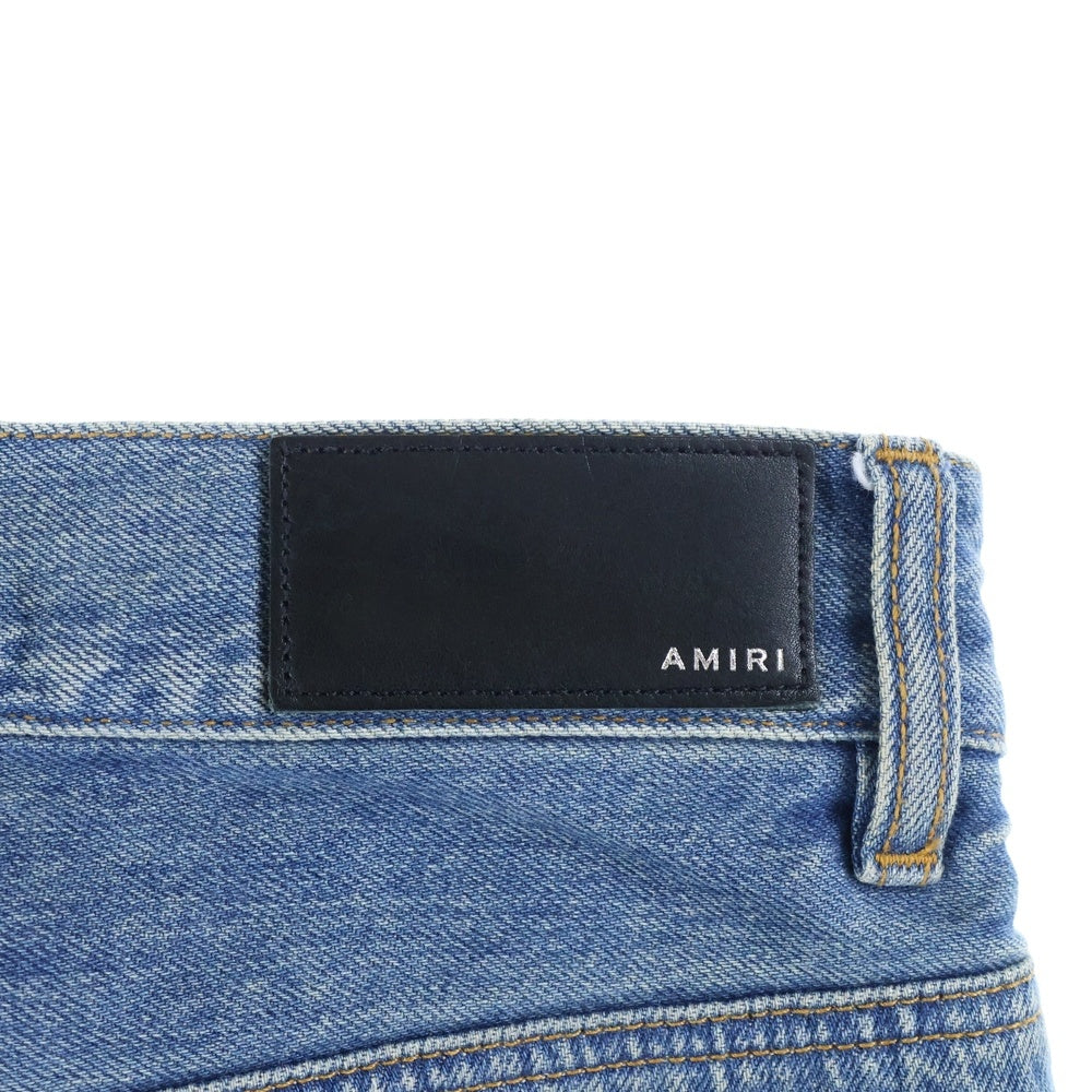 AMIRI ダメージ加工 ストレートデニム アミリ AMIRI アミリ ダメージ ジーンズ MX1 JEAN PXMD001-CLAY INDIGO