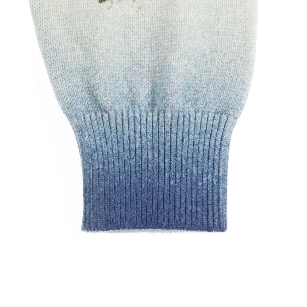 AMIRI(アミリ) Hummingbird motif embroidered jumper エンブロイダリー コットン セーター グレー