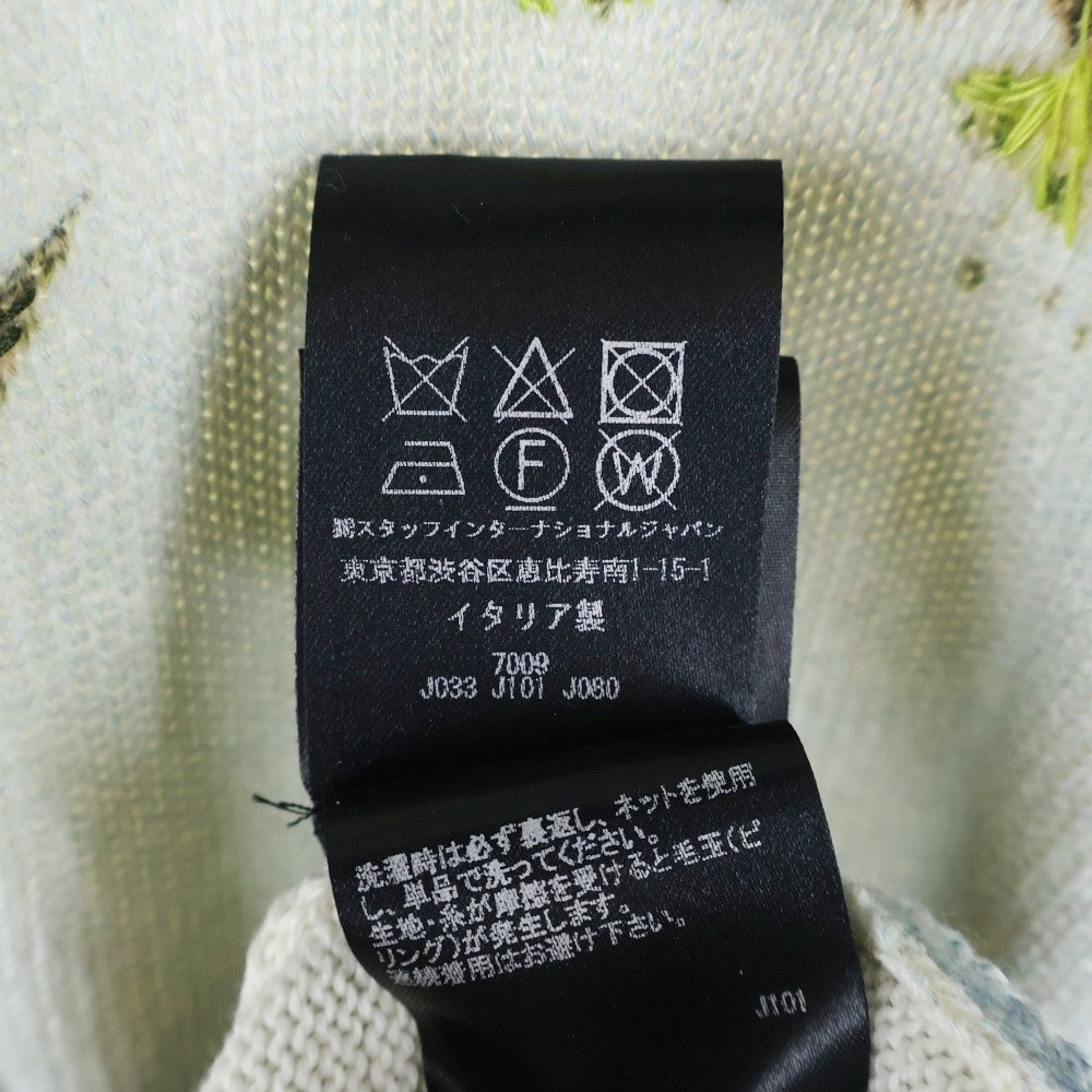 AMIRI(アミリ) Hummingbird motif embroidered jumper エンブロイダリー コットン セーター グレー