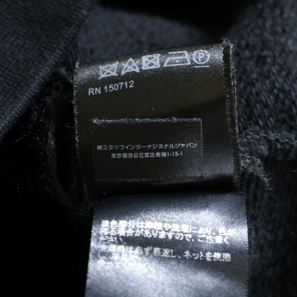 AMIRI(アミリ) ロゴ刺繡 クルーネック スウェットトレーナー ブラック