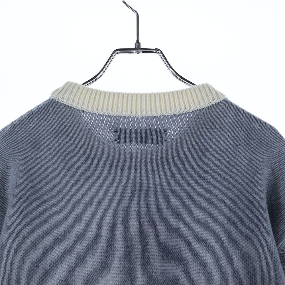 AMIRI(アミリ) カシミヤ ヴィンテージ加工 ニット セーター グレー