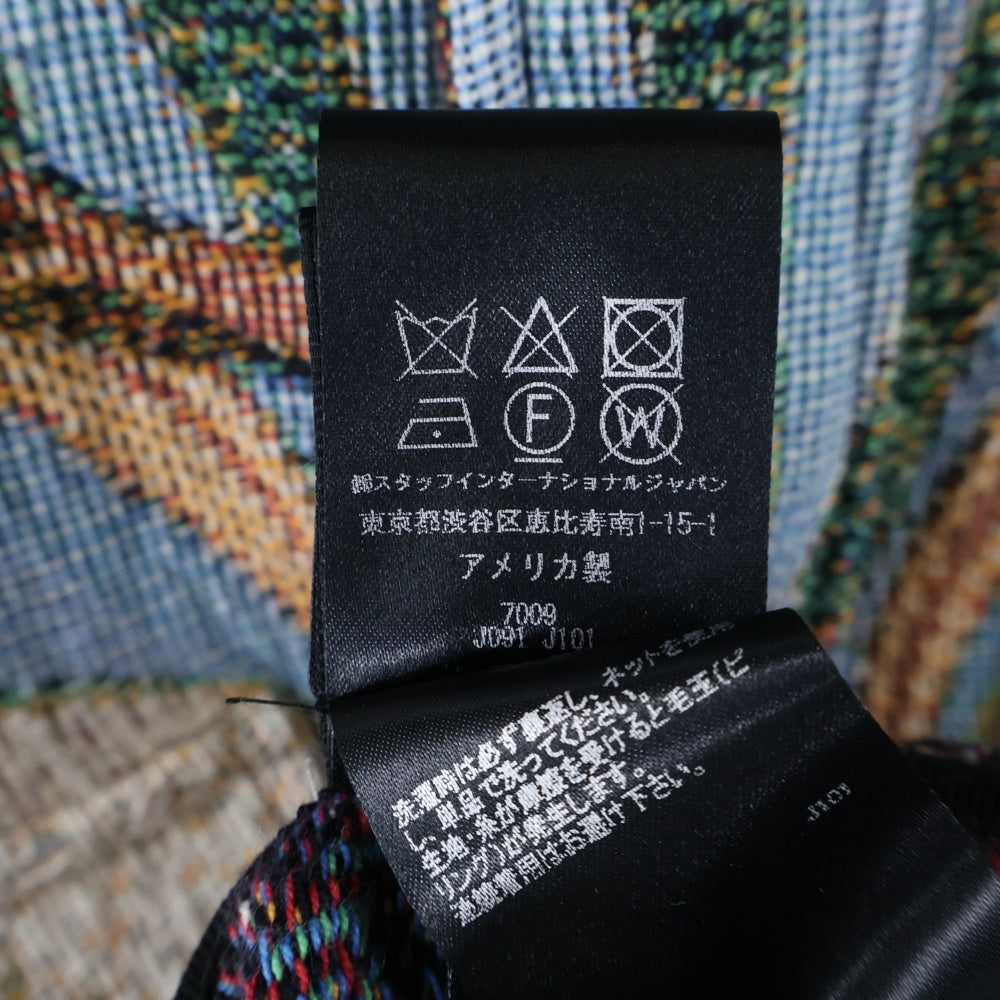 AMIRI(アミリ) Swan Tapestry Overshirt スワン タペストリー オーバーシャツ ブルー
