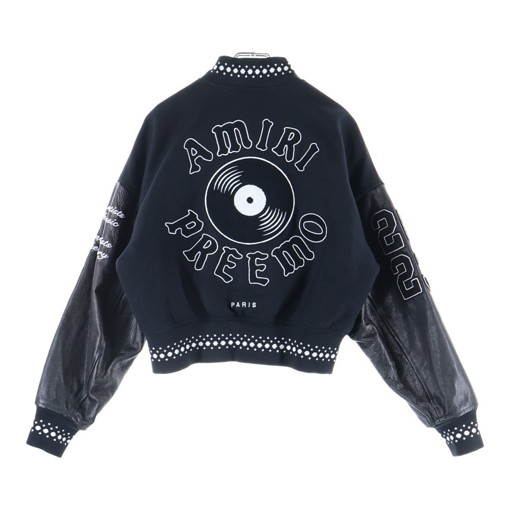 AMIRI(アミリ) Preemo Logo プリーモロゴボンバージャケット ブラック レディース ブラック