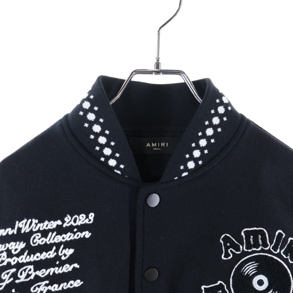 AMIRI(アミリ) Preemo Logo プリーモロゴボンバージャケット ブラック レディース ブラック