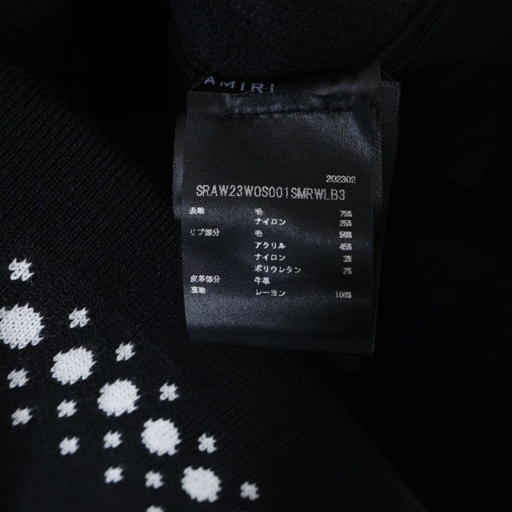 AMIRI(アミリ) Preemo Logo プリーモロゴボンバージャケット ブラック レディース ブラック