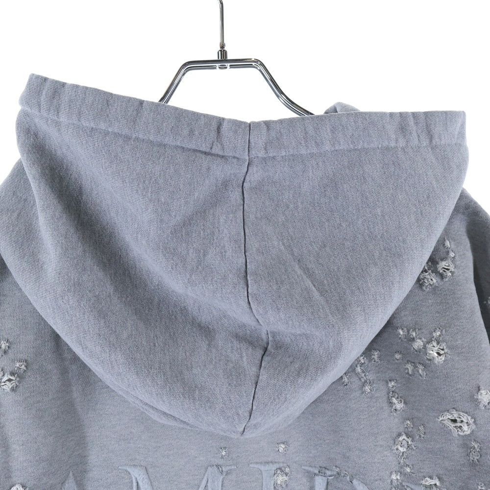 AMIRI(アミリ) MA CORE LOGO HOODIE コアロゴ ショットガン スウェット プルオーバーパーカー グレー