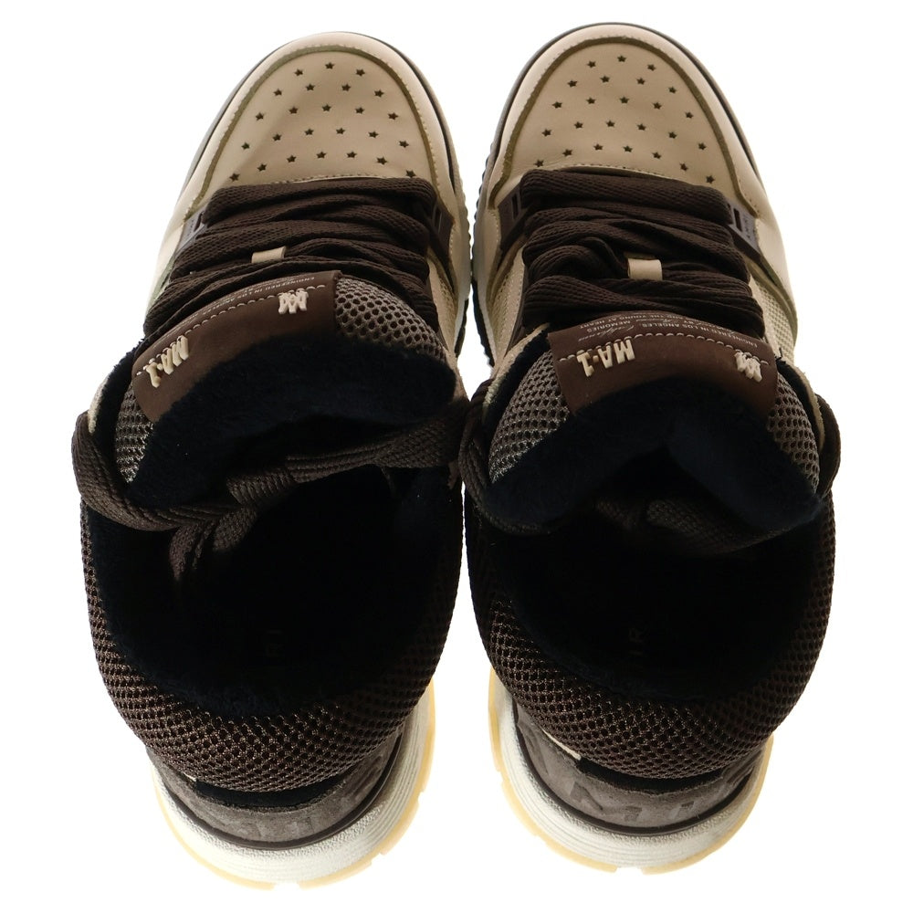 AMIRI(アミリ) MA-1 Sneaker メッシュローカットスニーカー ホワイト/ブラウン AMFOSR1001-141
