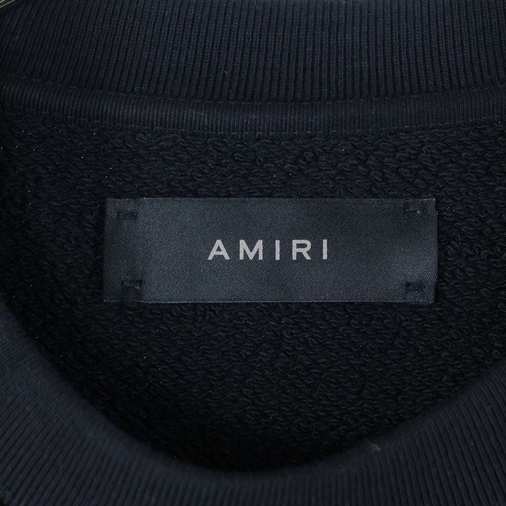 AMIRI(アミリ) MA CORE LOGO コアロゴ クルーネックスウェットトレーナー ブラック