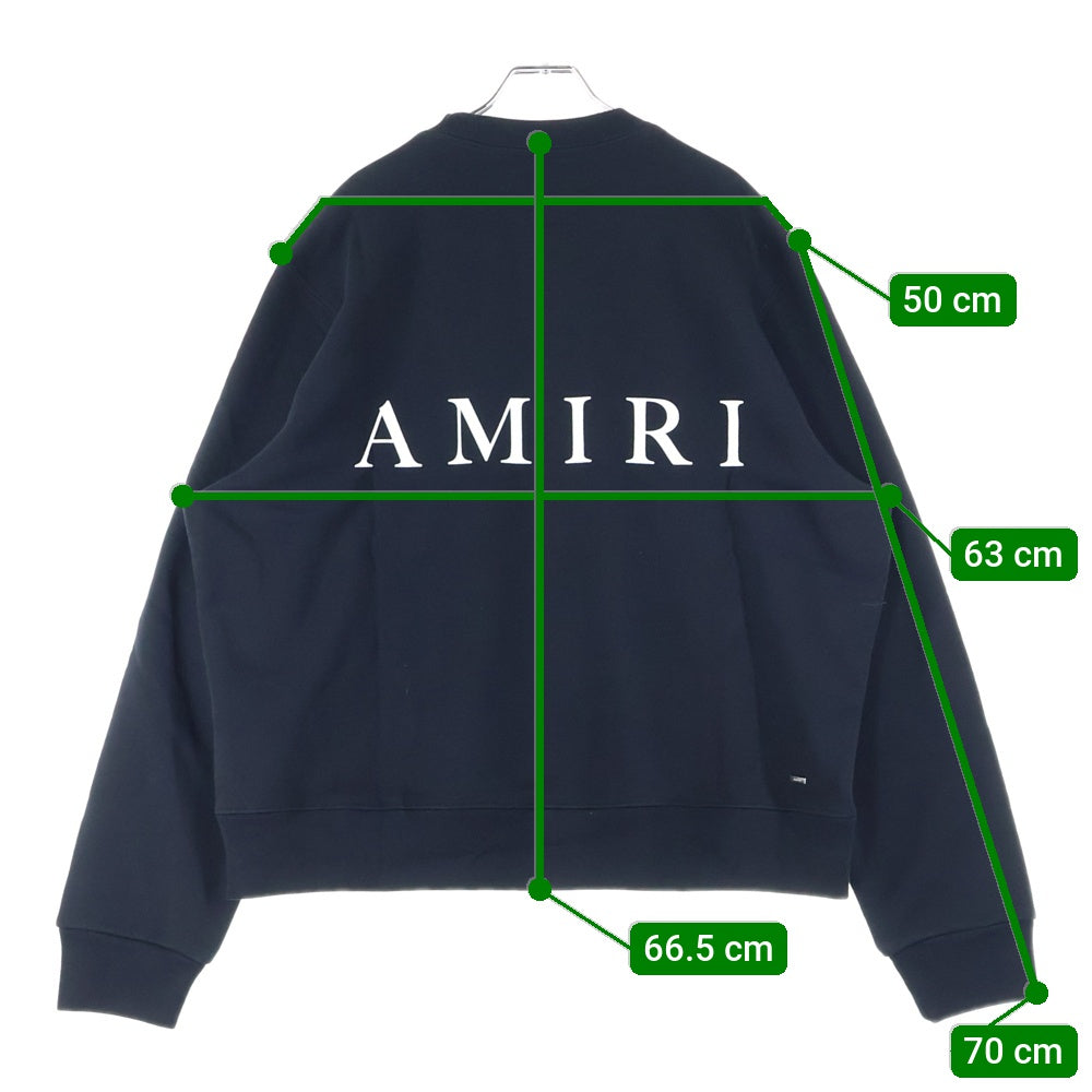 AMIRI(アミリ) MA CORE LOGO コアロゴ クルーネックスウェットトレーナー ブラック