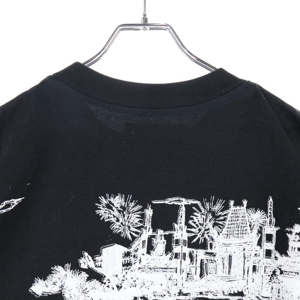 AMIRI(アミリ) ハリウッド 刺繍 半袖Tシャツ ブラック カットソー