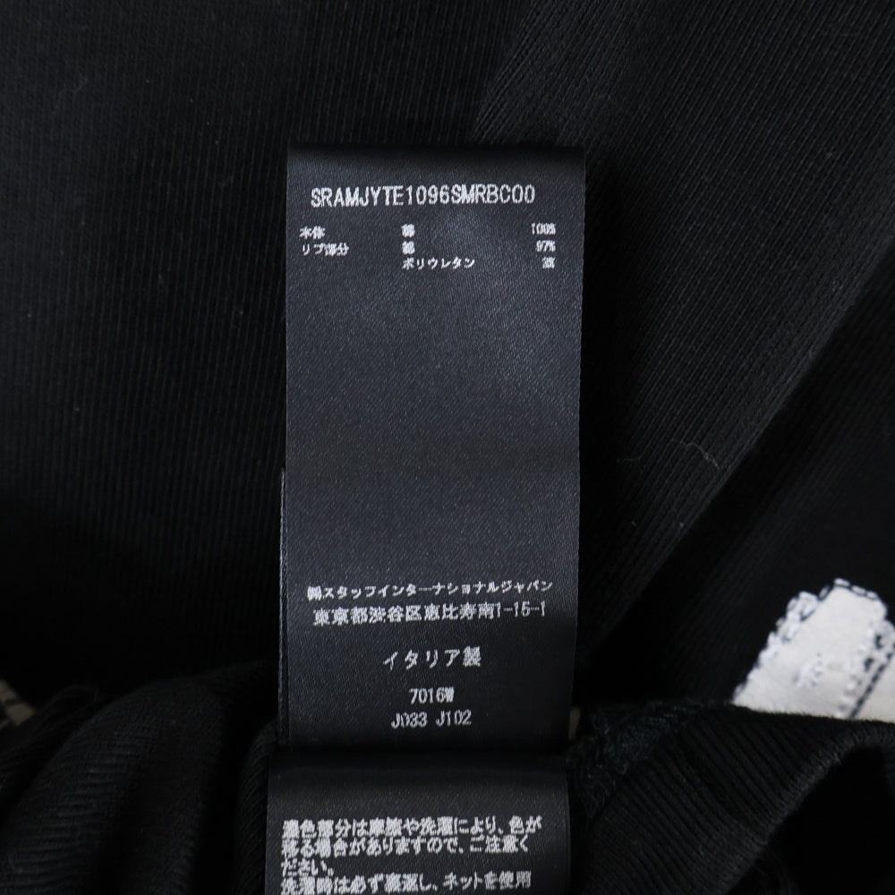 AMIRI(アミリ) ハリウッド 刺繍 半袖Tシャツ ブラック カットソー