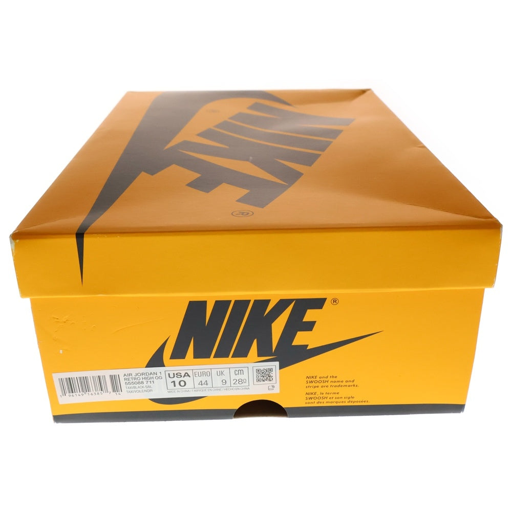 NIKE(ナイキ) AIR JORDAN 1 RETRO HIGH OG Taxi 555088-711 エアジョーダン1 タクシー ハイカットスニーカー イエロー/ブラック US10/28cm
