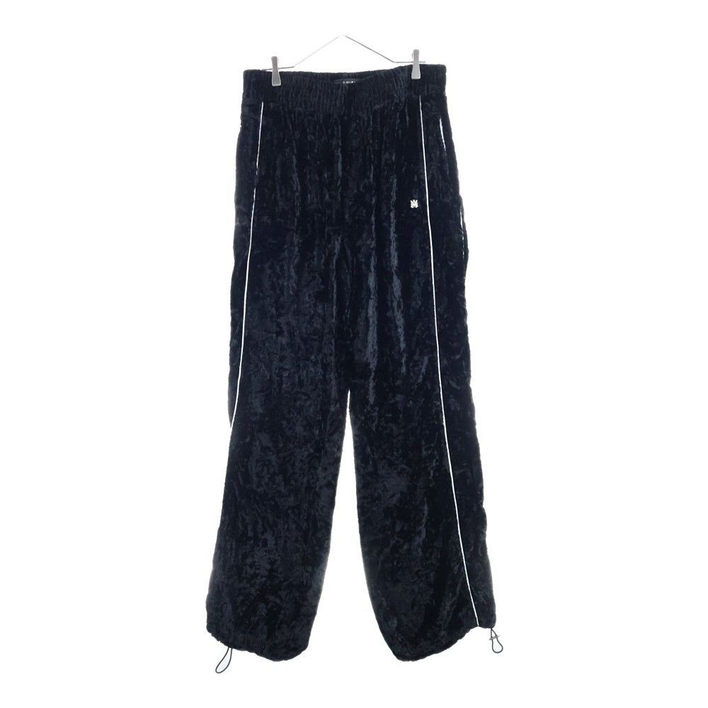 AMIRI(アミリ) クラッシュベルベット トラックパンツ ブラック
