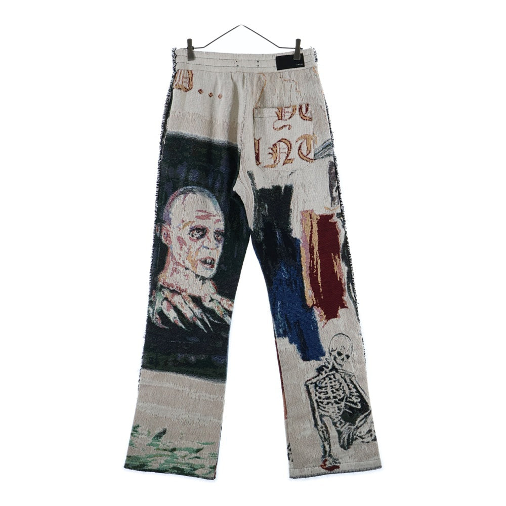AMIRI(アミリ) SWAN TAPESTRY FLARE PANT スワン タペストリー フレア パンツ マルチ