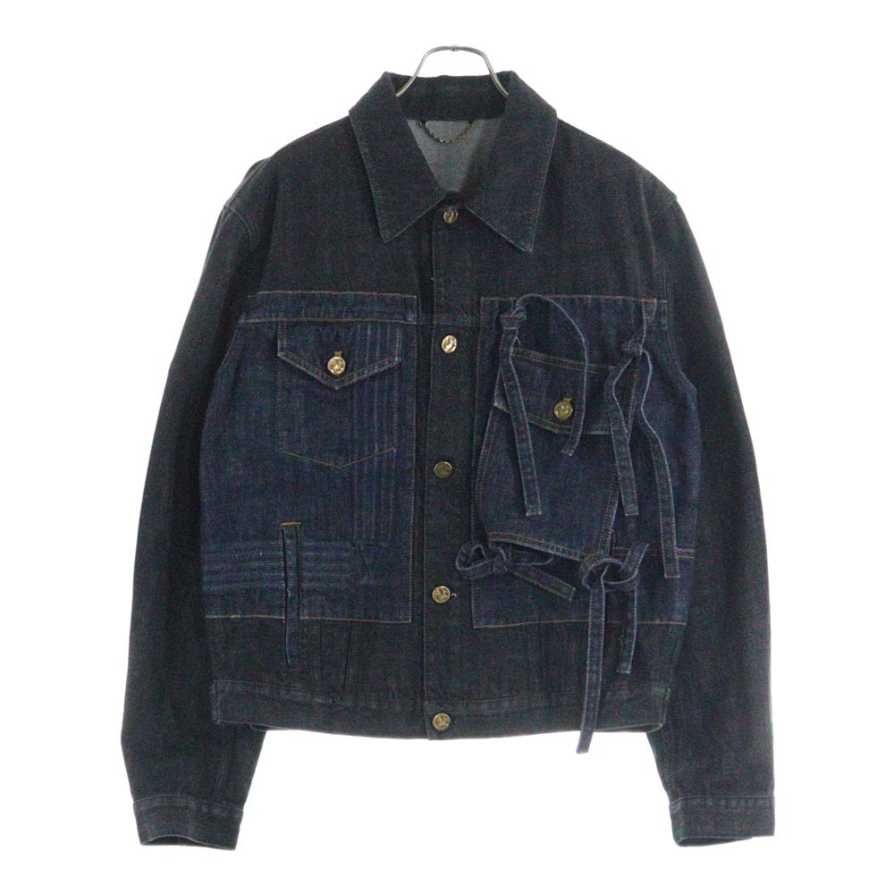 LOUIS VUITTON(ルイヴィトン) 22AW カラコラムデニムジャケット インディゴ/ブラック RM222V NS9 HNA05W