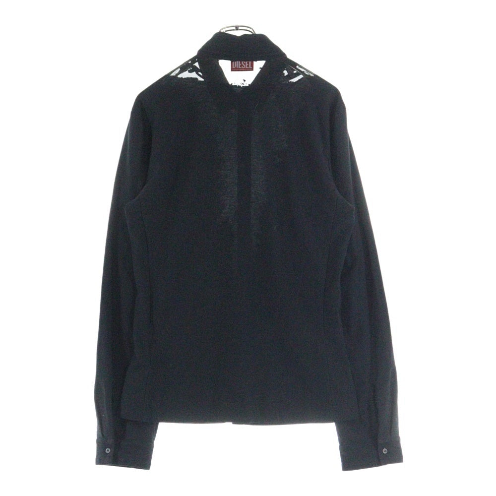 DIESEL(ディーゼル) S-SUN-PLAIN 長袖カッターシャツ ブラック A16393