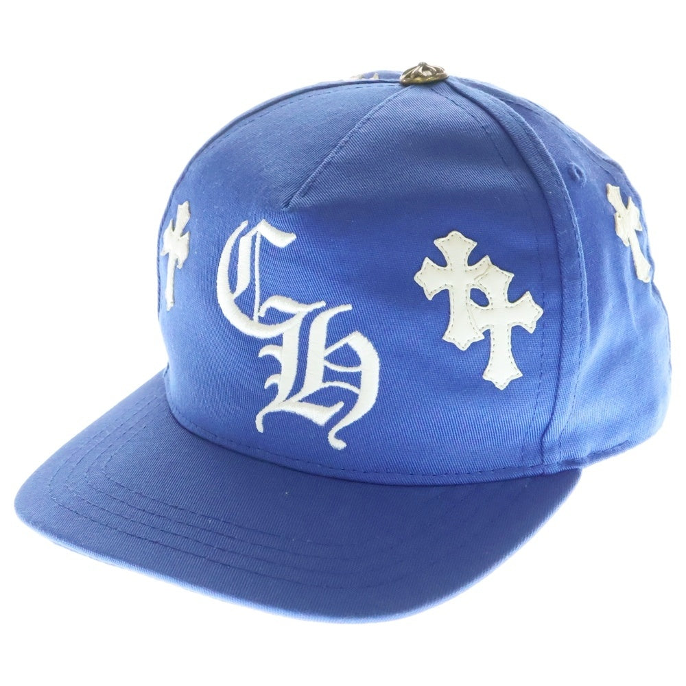 CHROME HEARTS(クロムハーツ) CH HAT クロスパッチベースボールキャップ ブルー
