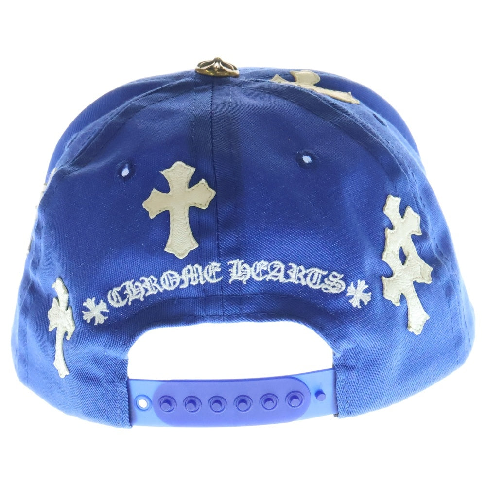 CHROME HEARTS(クロムハーツ) CH HAT クロスパッチベースボールキャップ ブルー