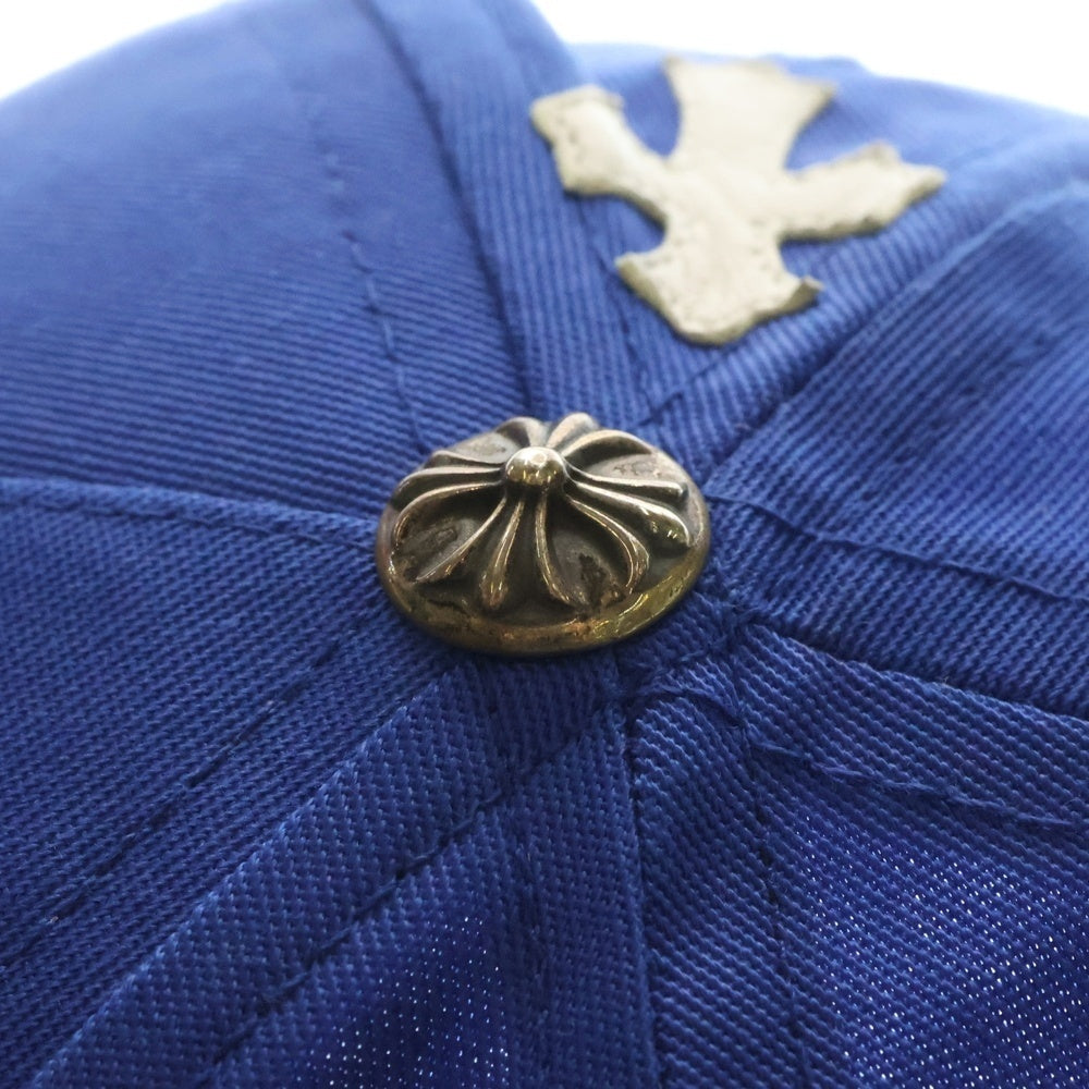 CHROME HEARTS(クロムハーツ) CH HAT クロスパッチベースボールキャップ ブルー