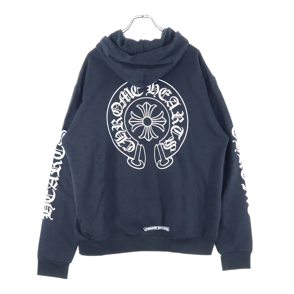 CHROME HEARTS(クロムハーツ) SWTSHRT PLVR CHプラス総柄プルオーバーパーカーブラック