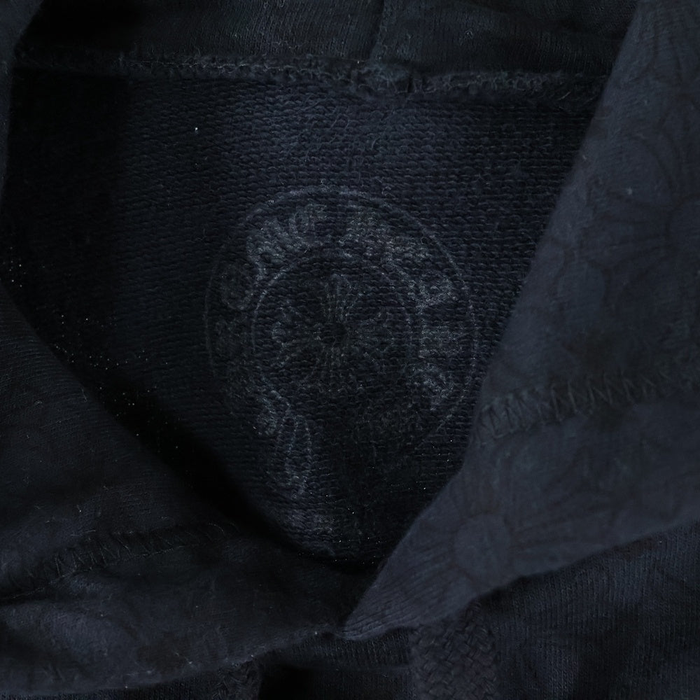 CHROME HEARTS(クロムハーツ) SWTSHRT PLVR CHプラス総柄プルオーバーパーカーブラック