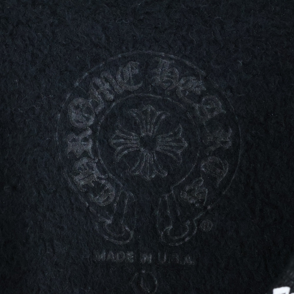 CHROME HEARTS(クロムハーツ) SWTSHRT PLVRスウェット ネックロゴプリント スウェットトレーナー ブラック