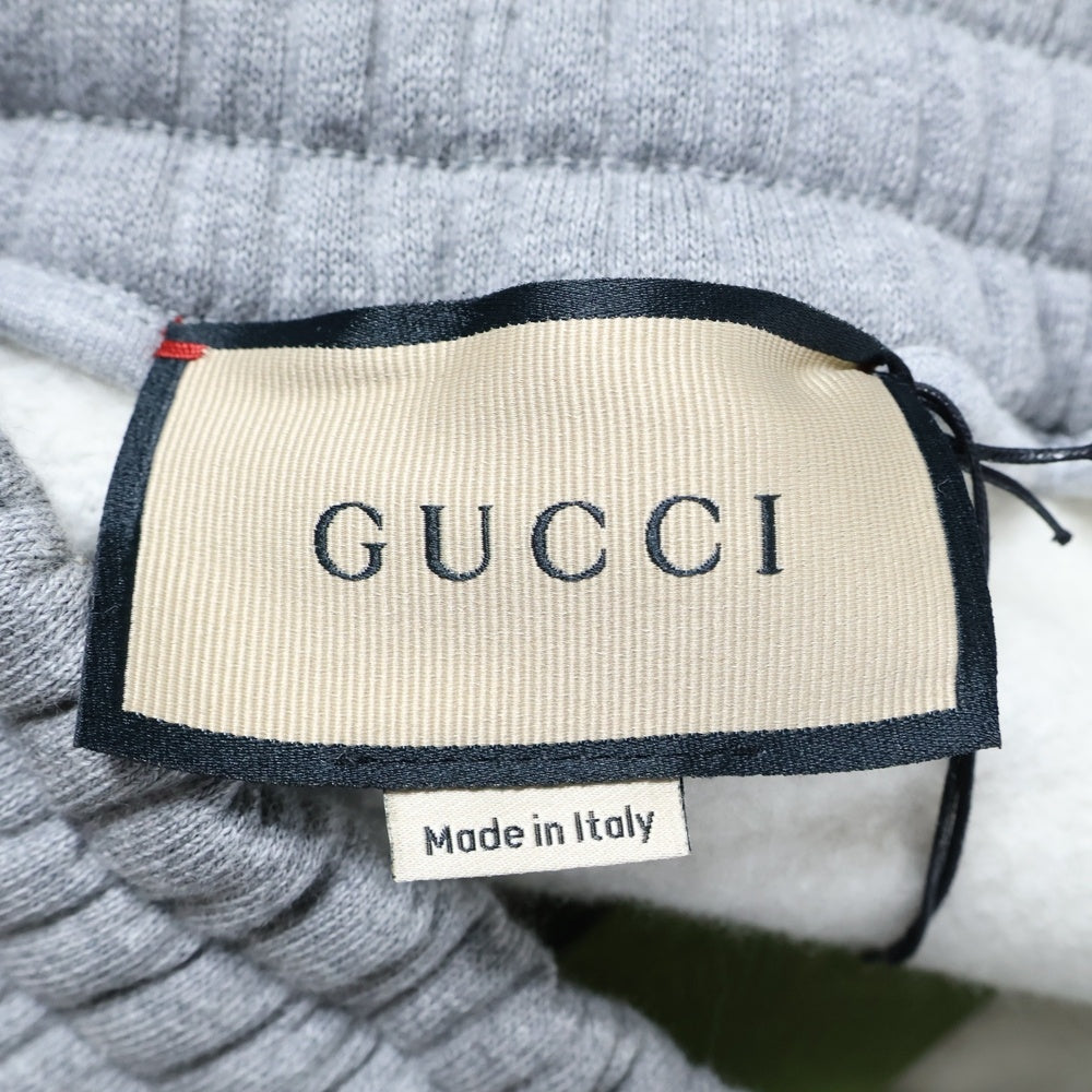 GUCCI(グッチ) 24SS フロッキープリントスウェットパンツ グレー 768455 XJF3Y