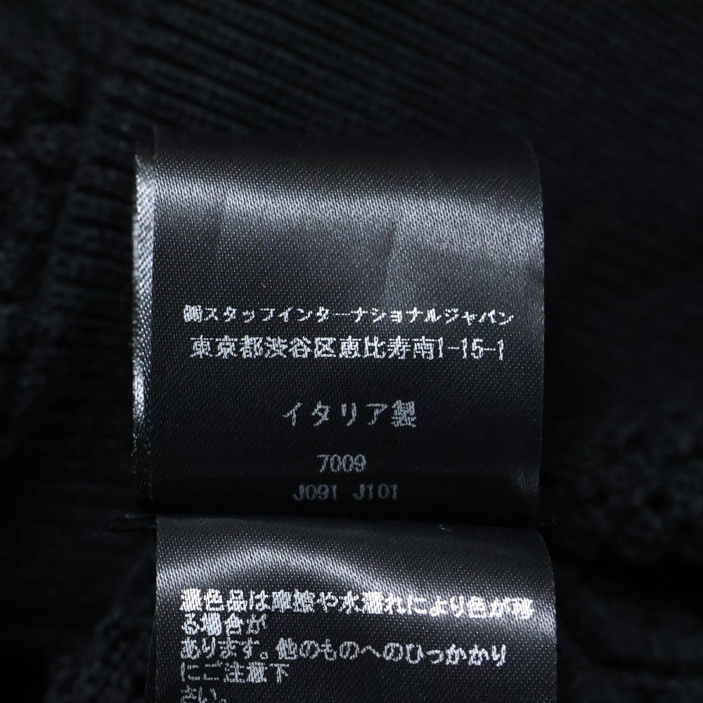 AMIRI(アミリ) クルーネックメッシュセーター ブラック