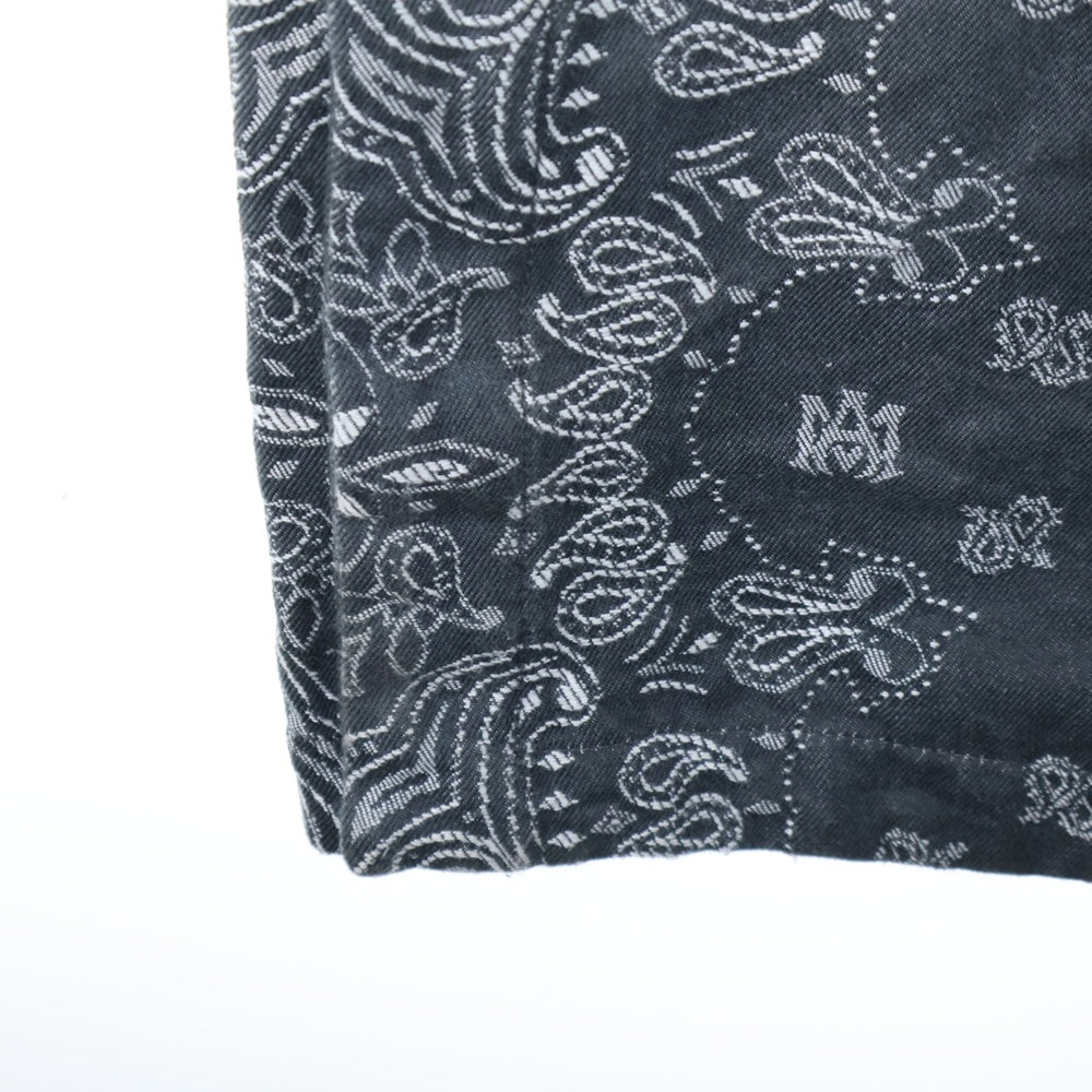 AMIRI(アミリ) Paisley Paint Print Cargo Pants ペイズリー ペイント プリント カーゴ パンツ グレー