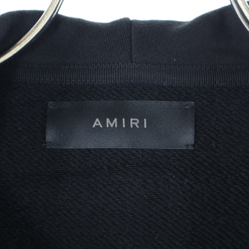 AMIRI(アミリ) × Wes Lang Solar Kings Zip Hoodie バックプリント ジップアップ パーカー ブラック