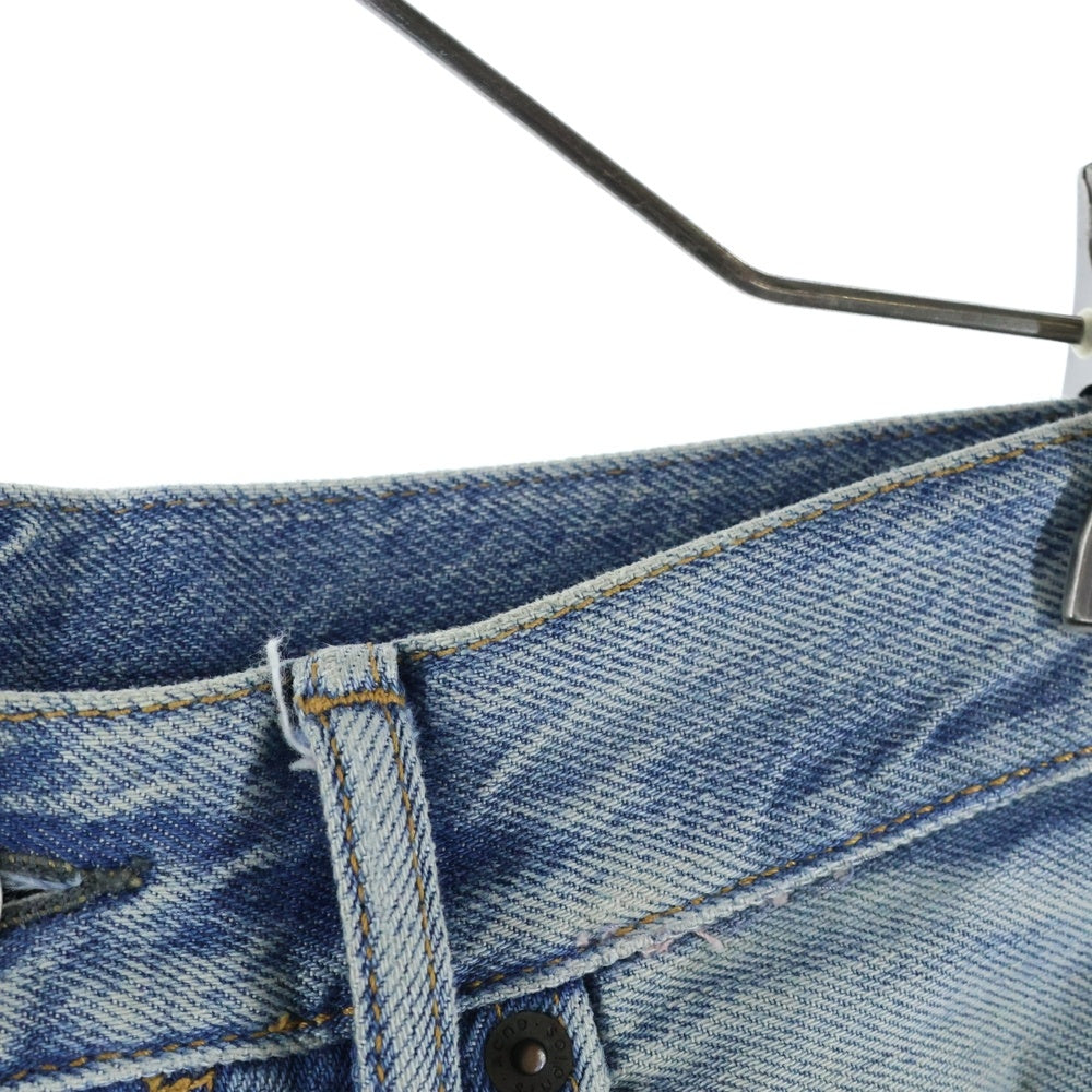 Acne Studios(アクネ ストゥディオズ) 1989 penicillin jeans denim ペニシリン ダメージ加工 ルーズフィットジーンズ デニムパンツ B00324 インディゴ