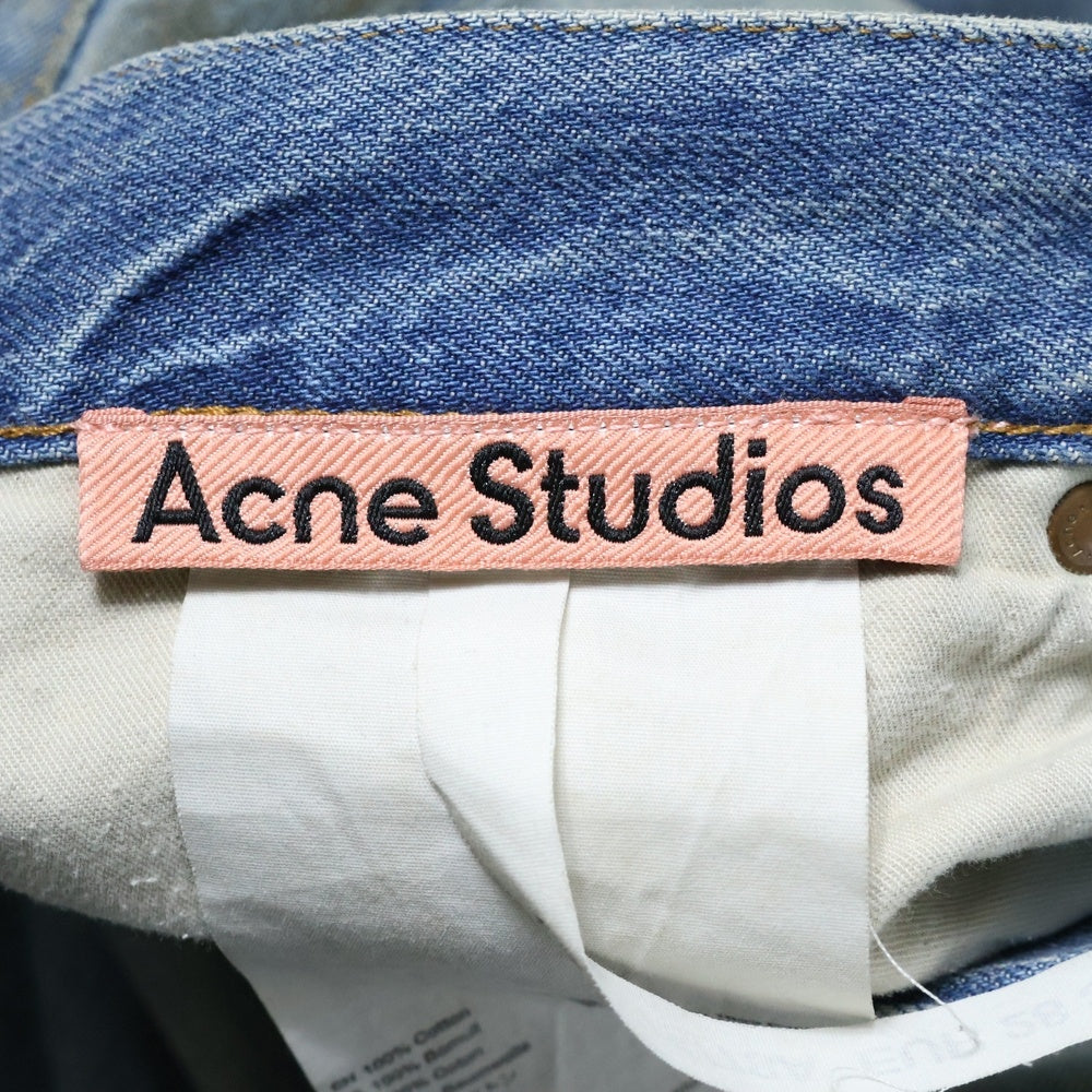 Acne Studios(アクネ ストゥディオズ) 1989 penicillin jeans denim ペニシリン ダメージ加工 ルーズフィットジーンズ デニムパンツ B00324 インディゴ